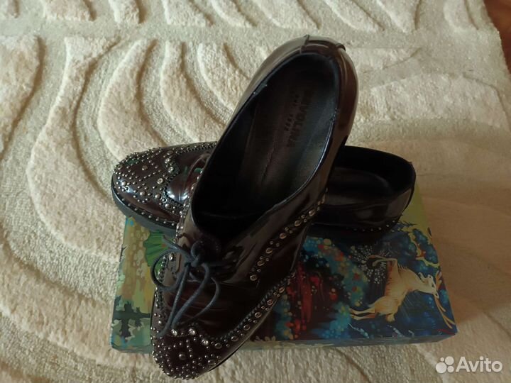 Лоферы натуральная кожа