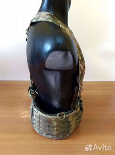 Боевой пояс с баллистическим пакетом и лямками Бр1