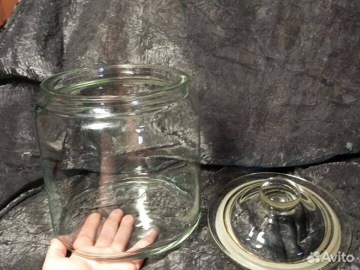 4 Большие банки Икея 5 л с крышками