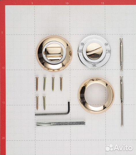 Фиксатор City CR BK GP/CP (золото)