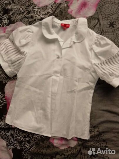 Блузки для школы 128-134