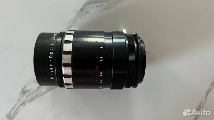 Lens Meyer Black Auto Trioplan N 2.8/100mm