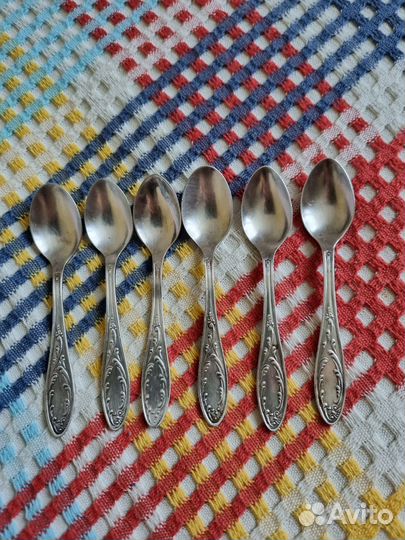 Кофейные, чайные ложки мельхиор