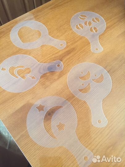 Трафареты для кофе и десертов