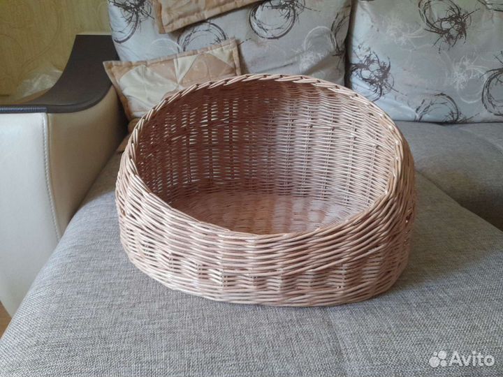 Лежанка из бумажной лозы. Можно мыть