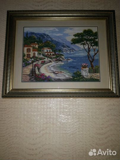 Картина вышитая крестиком