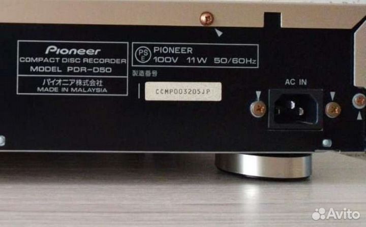 Pioneer PDR-D50 Cd рекордер Hi-Fi, Japan