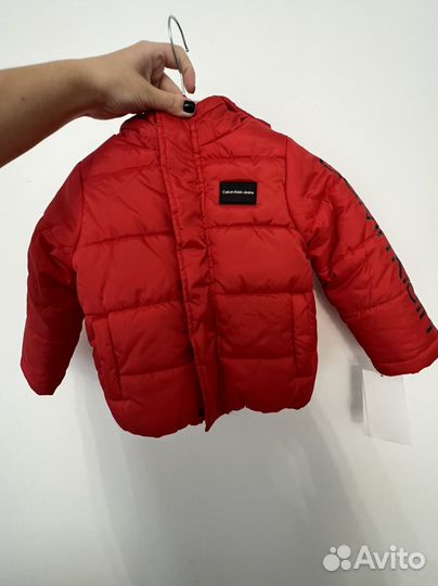 Calvin klein детская куртка демисезонная