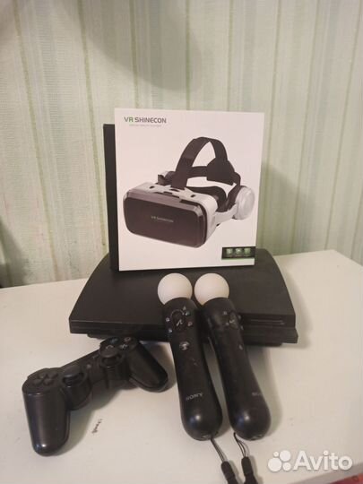 Игровая приставка ps3 super slim прошитая