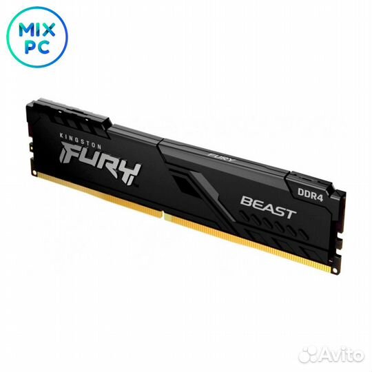 Модуль памяти DDR4 8Gb 3600MHz Kingston Fury Beast