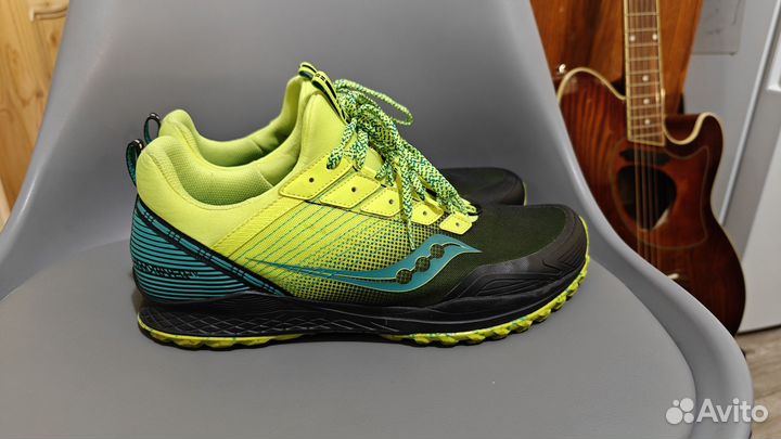 Saucony 2020 Mad River Tr Citron/Black 48 размер