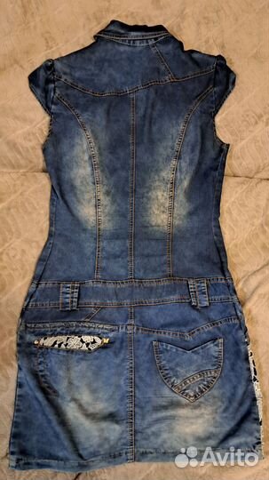 Сарафан джинсовый женский