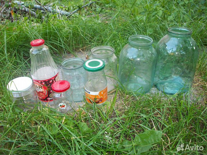 Банки стеклянные от