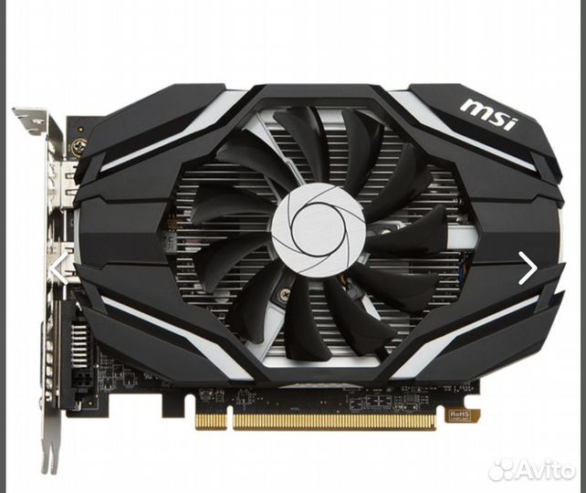 Видеокарта 4gb geforce gtx 1050 ti msi 4g oc