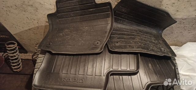 Коврики резиновые Skoda Rapid II оригинал