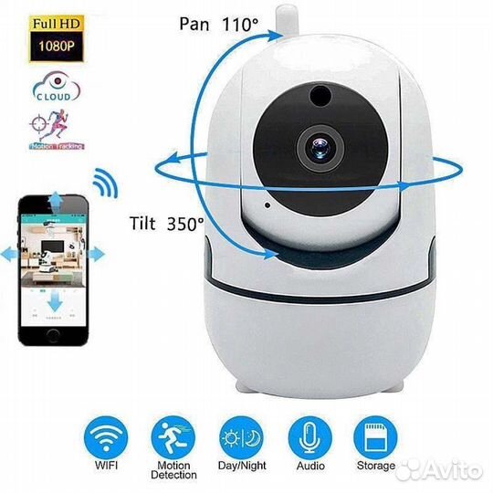 NEW Wifi внутренняя поворотная камера R-cams-ip3pt