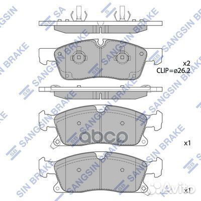 Колодки тормозные jeep grand cherokee 10