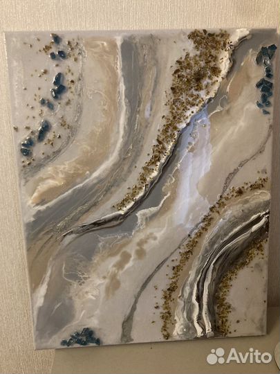 Картина из эпоксидной смолы хэнд мейд