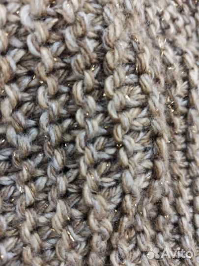 Шапка и снуд. Коричневый комплект