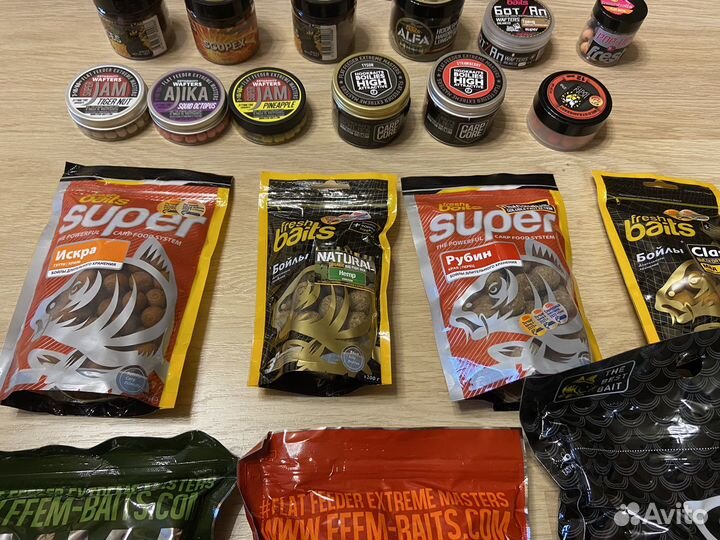 Прикормочные и насадочные бойлы