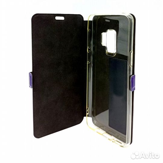 Чехол-книжка для Samsung Galaxy S9 (фиолетовый)
