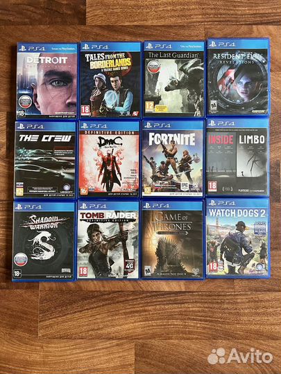 Игры для приставок ps4