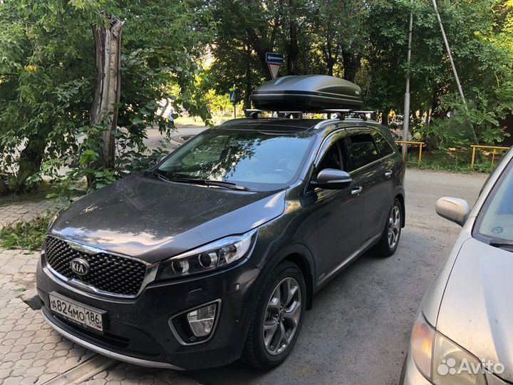 Автобокс багажник на крышу KIA Sorento Prime