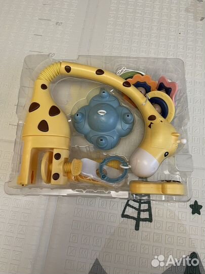 Мобиль для детской кроватки Жираф tumama