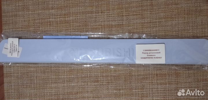 Накладки на пороги mitsubishi lancer 10, outlander