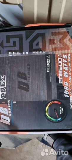 Сабвуфер и усилитель моноблок