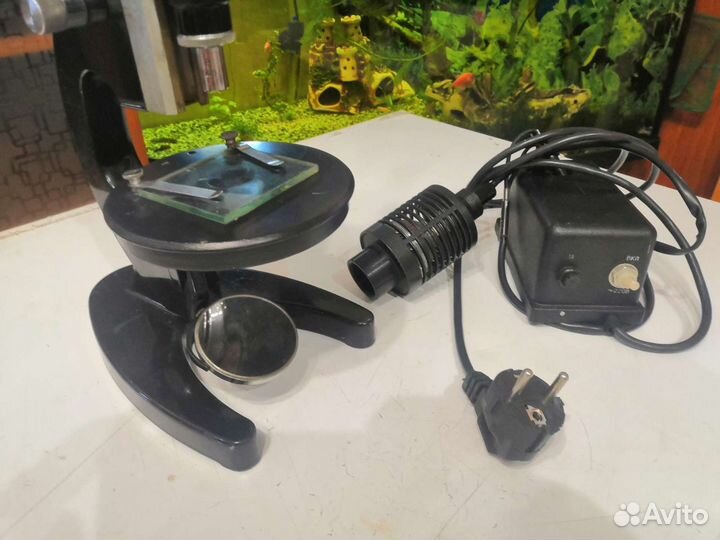 Микроскоп школьный времён СССР реаритет