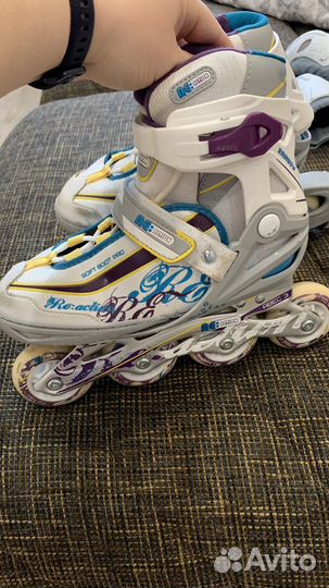 Роликовые коньки детские раздвижные