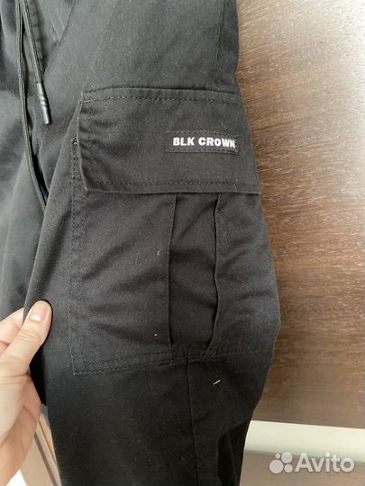 Брюки, джогеры зимние BLK krown, размер М