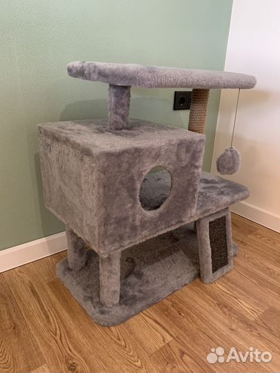 Домик для кошки с когтеточкой