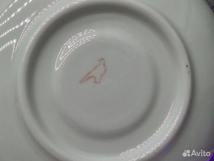 К.5562 Сервиз чайный 15 пр. Белый Лебедь Дулево