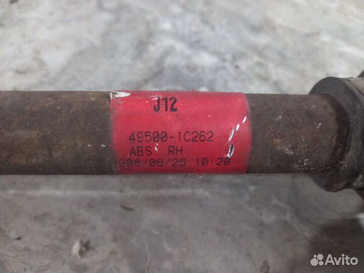 Привод передний правый Hyundai Getz 2007