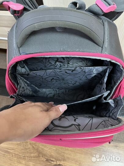 Рюкзак с ортопедической спинкой для девочки