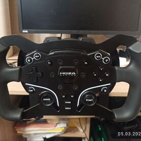 Moza racing R9V2 + руль ES + ES mod + педали tlcm