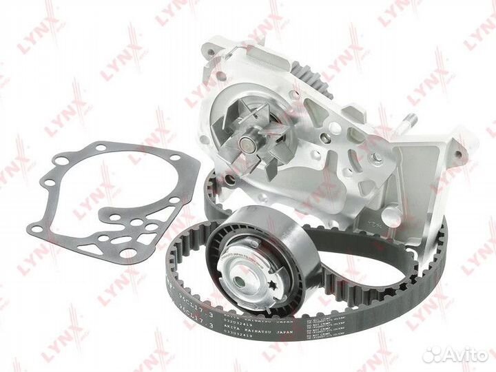 Комплект ремня грм с помпой lynxauto PW-1344