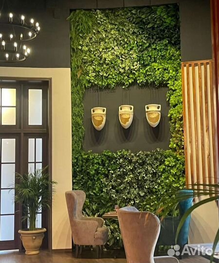 Искусственное озеленение, стабилизированный мох