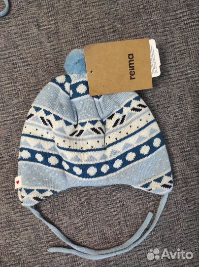 Шапка и варежки reima новые