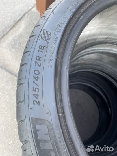 Michelin Pilot Sport 4 225/45 R18 и 245/40 R18