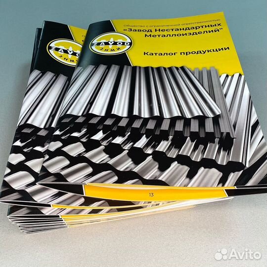 Печать брошюр, каталогов, блокнотов, календарей