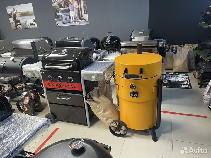 Угольная коптильня Oklahoma Joe's Drum Bronco Pro