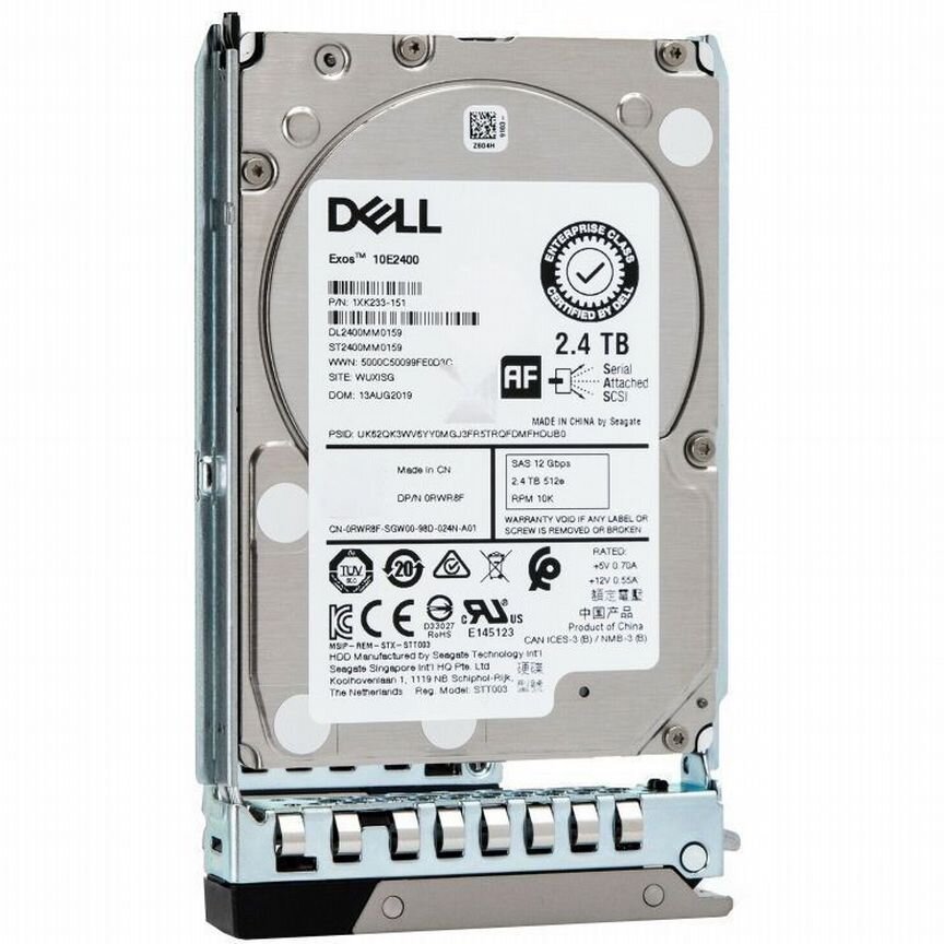 [RWR8F] Жесткий Диск Dell 2,4tb Sas 2,5" Rwr8f