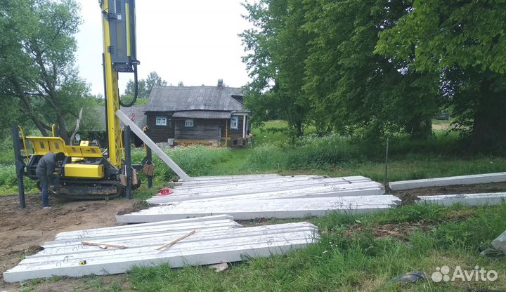 Свайный фундамент для дома в любую погоду