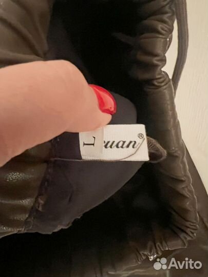 Брюки кож зам