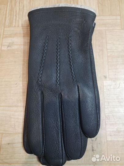 Мужские кожаные перчатки новые