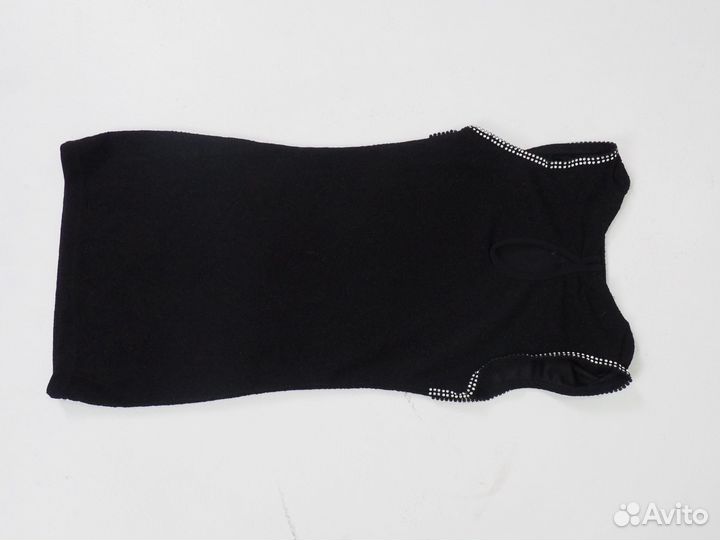 Черное платье мини