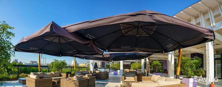 Пляжный уличный зонт